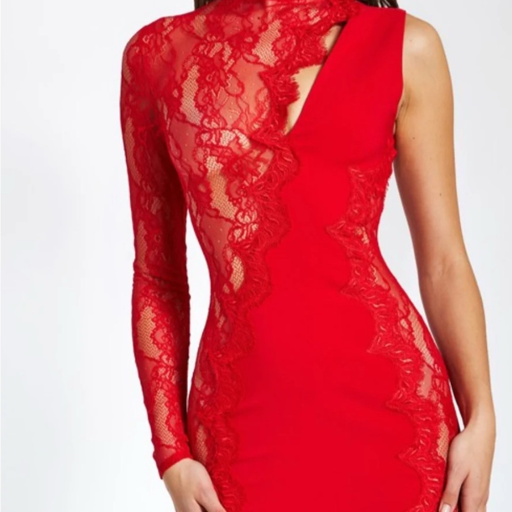 NWT XS MISS CIRCLE XENIA LACE MINI DRESS